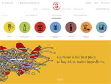 Tablet Screenshot of gustiamo.com